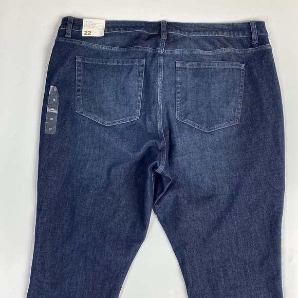 Lane Bryant Ultimate Stretch Skinny Jeans Dark Wash Size 22 NWT - Picture 4 of 12